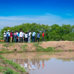 Dr. Odede Water Pans Visit